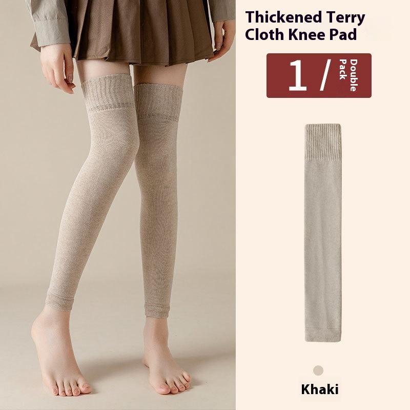Fall Winter Over The Knee Socks Cotton Warm Knee Calf Support Chic Cozy Crew Socks Fashion Versatile Leg Warmers Bulk Deal