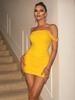 2024 European & American Sexy One-Shoulder Long-Sleeve Black Bodycon Party Dress