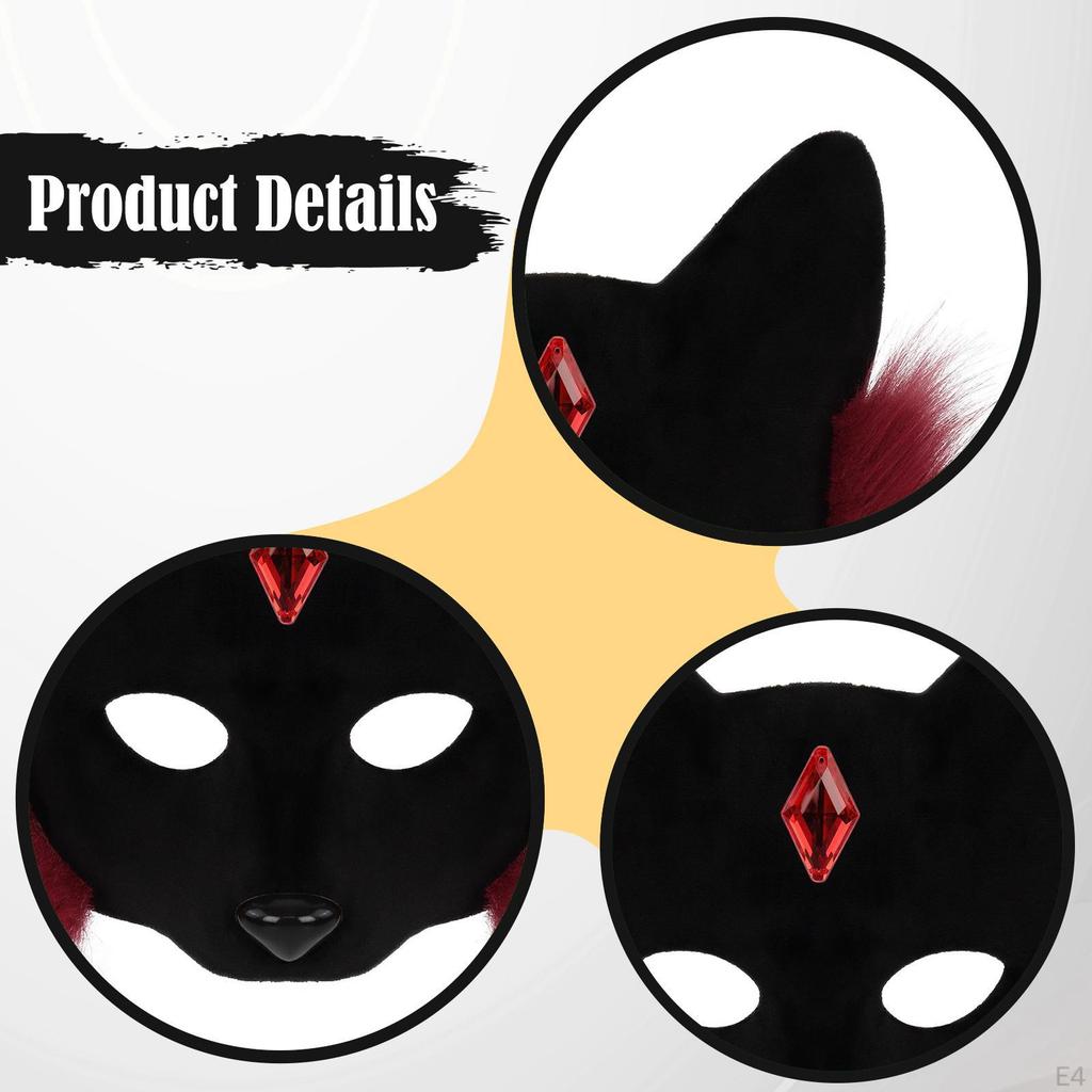 Fancy Dress Eye Halloween Fox for Holiday Wedding Parties