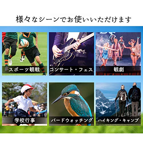 Binocular Camera, 12x, 32mm Aperture, High Magnification, Digital Camera, 1080P, 2.0 LCD, Recording Telescope with Camera for Concerts, Bird Watching,