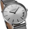 [Coach] Montre PERRY à quartz en acier inoxydable avec cadran blanc, 36 mm, 14503155, pour femme, grise [Article]
