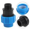 Schwarze Wasserrohrfittings Hochwertiger Außengewinde-Adapter