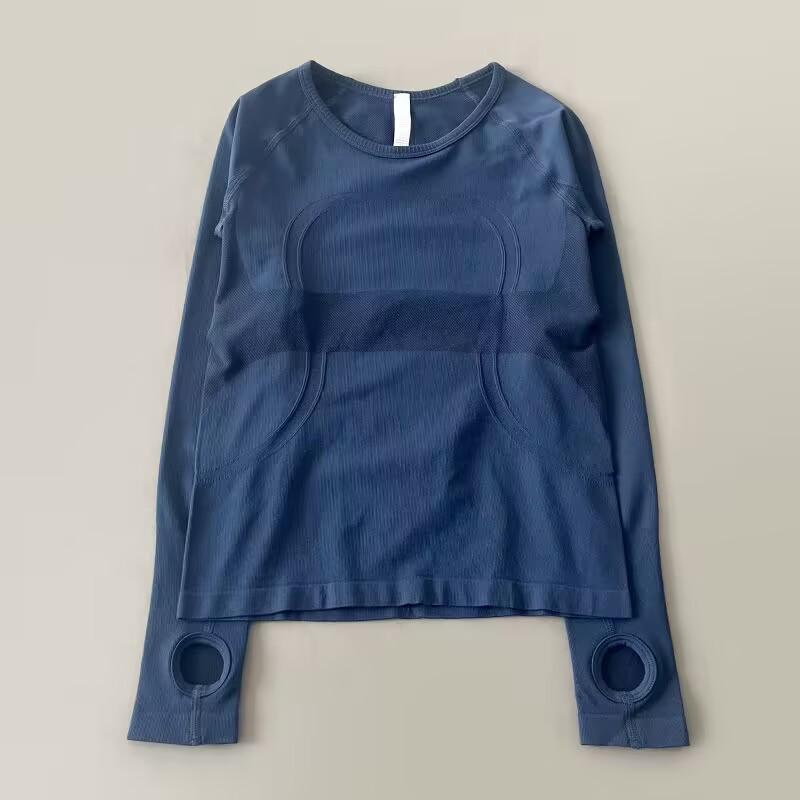 

Lulu Women s Long Sleeve Yoga Top - Breathable, High-Stretch, Slim Fit, Quick-Dry Fitness Wear for Autumn and Winter. Medium