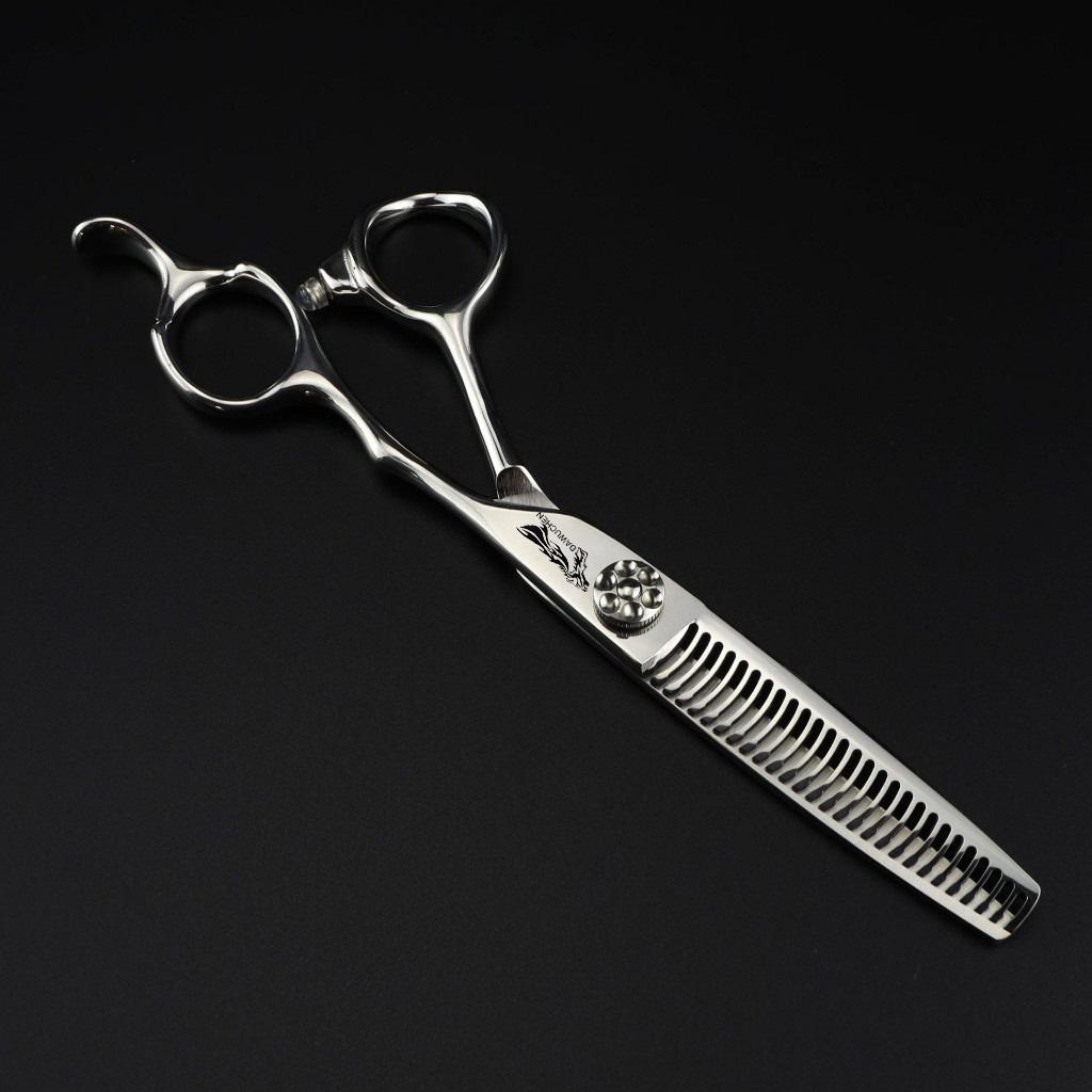 DAWUCHEN Marke scharfe Haarschneideschere, Haarschneideschere aus Kohlenstoffstahl, Qualitätsstufe 1