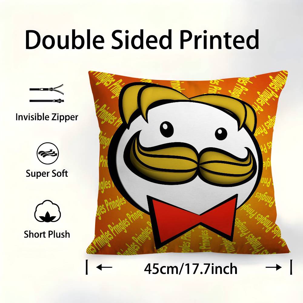 

Moustache Man Pringless Cushion Cover Decorative Pillow Sofa Home Decor Case Pillow Cases 30X30cm