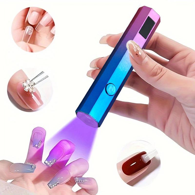 Mini Portable UV Light Cure Nails Lamp for Gel Nails for Gel Polish Manicure for Fast Curing USB Rechargeabl Nail Dryer Tools