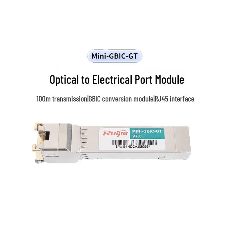 

Ruijie Mini-GBIC-GT Optical-to-Electrical Converter Module