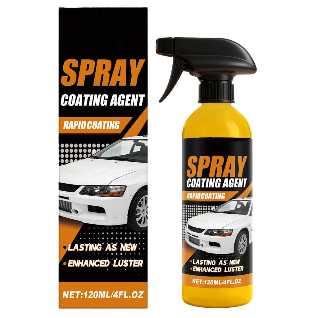 120ml Car Coating Wax Car Body Polish Spray Paint Hydrophobic Agent Shine Protection Repair Agent Glass Cleaner Spray