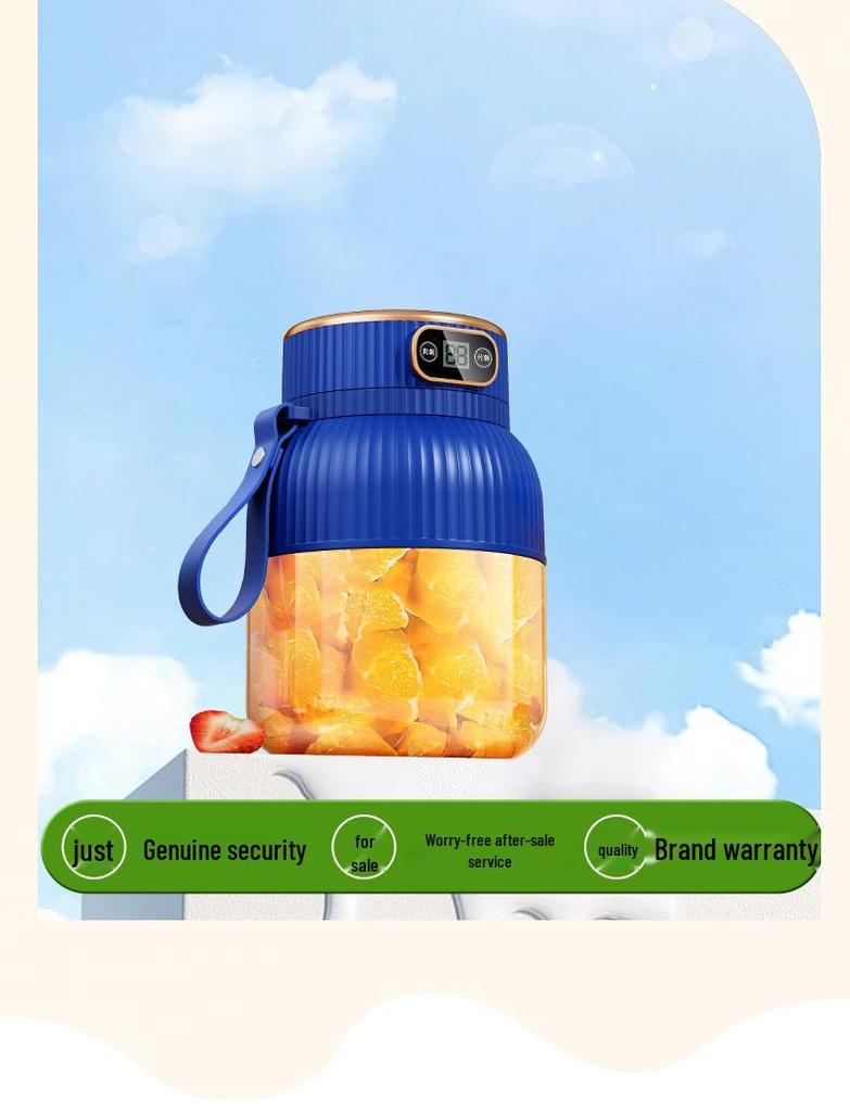 Wireless Multifunctional Portable Fruit and Vegetable Juicer with Large Capacity