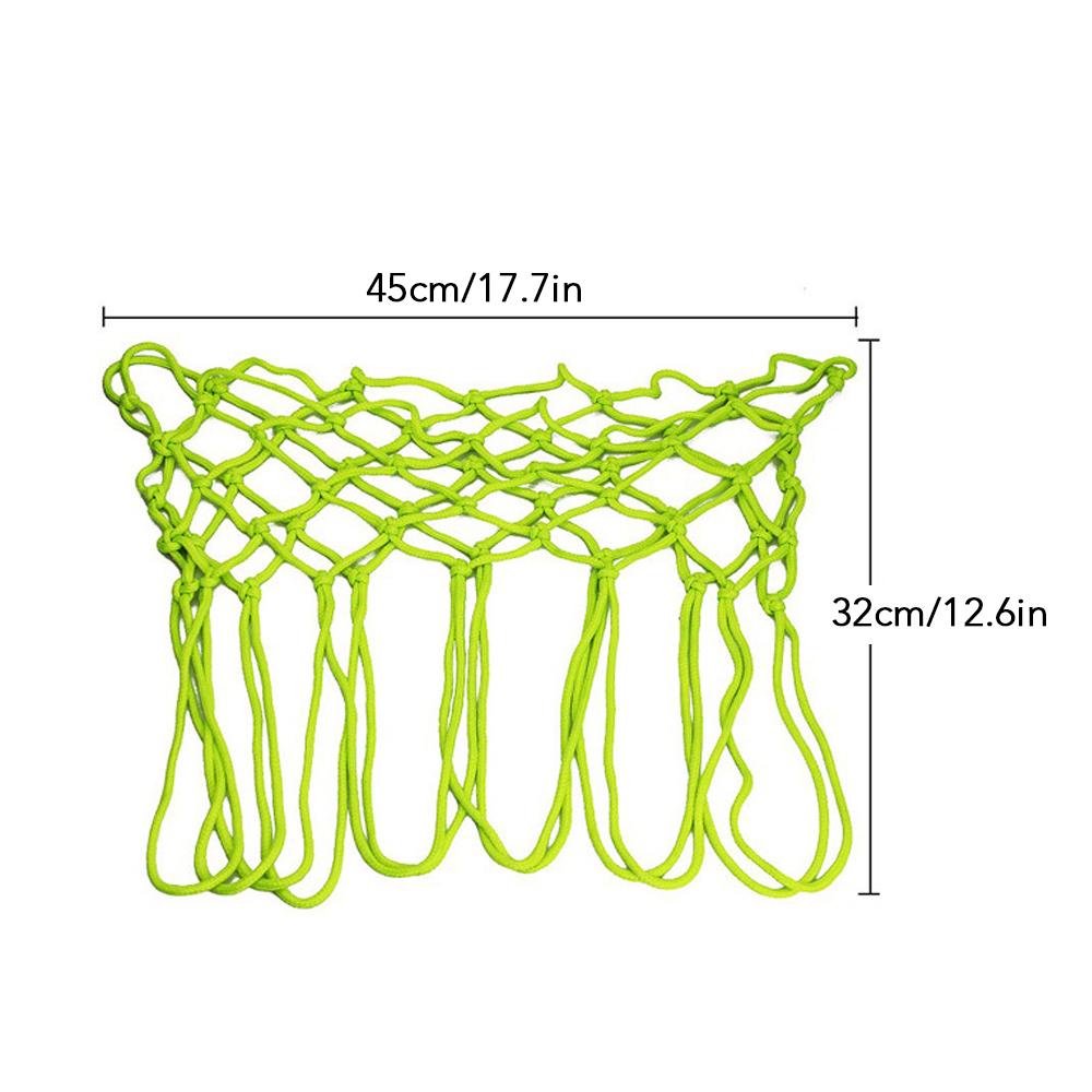 

Nightlight Basketball Net Nylon Glowing Basketball Hoop Rim Net 12 Loops Standard Size Glowing Basketball Net Sun жёлтый