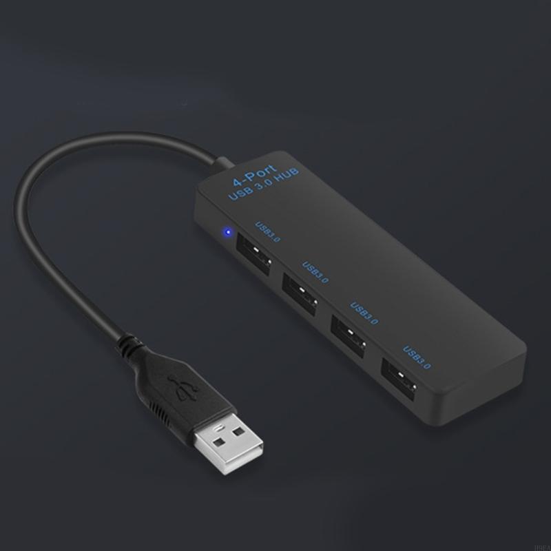 Versatility 4Port USB3.0 Hub USB Splitter for Computers and TVs for Office Study Entertainment Use Highly Speed USB Hub