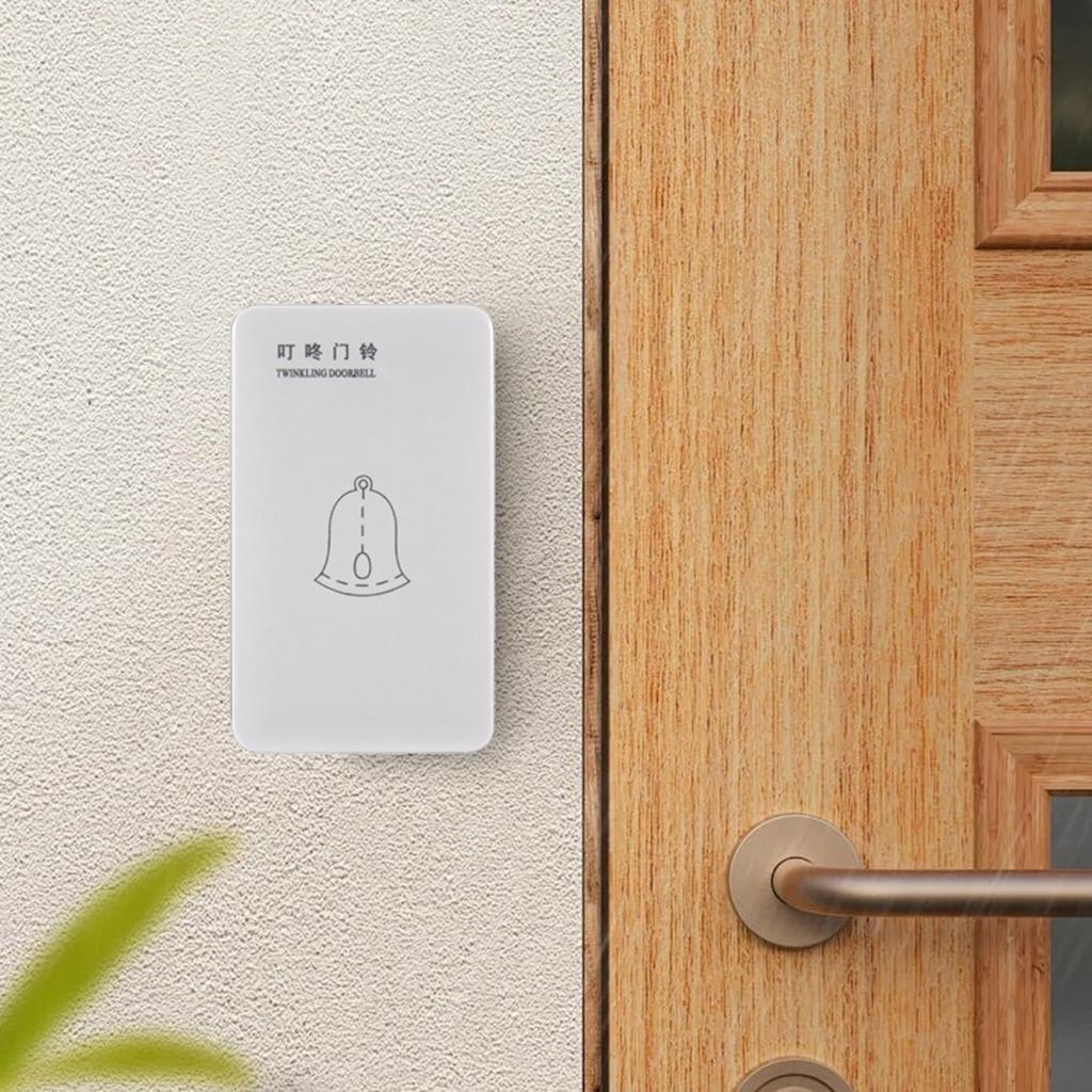 Electric Induction Doorbell 220V Wired Door Bell Chime Surface Mount 2 Wires Mechanical Doorbell Easy To Install
