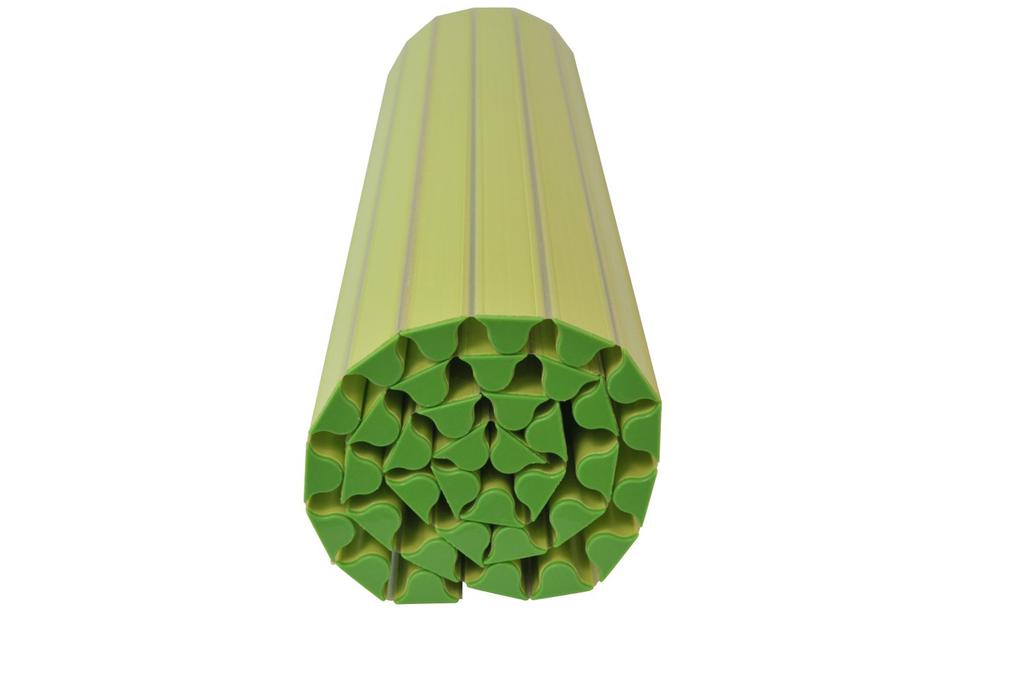 Topre Antibacterial Shutter-Type Bathtub Lid, Color Easy Wave, 70 X 140 Cm, Green, M14