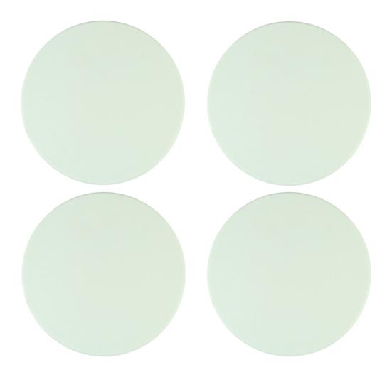 4 bucăți de protecție pentru mâner de ușă din silicon cu absorbție a șocurilor, anti-coliziune, rotunde, de culoare solidă, opritoare autoadezive pentru protecție pentru uși acasă