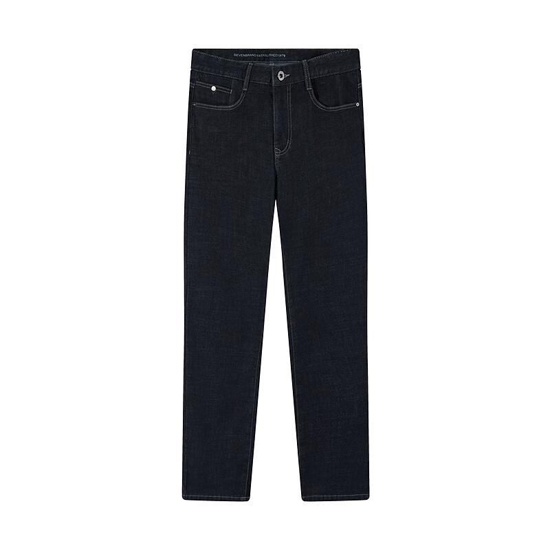 Septwolves Men's Wool Blend Straight-Fit Jeans