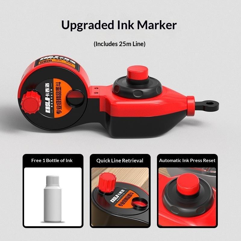 Manual/Automatic Line Marker For Carpentry Leakproof Inks Sealing Technology Woodworking Scribing Tool