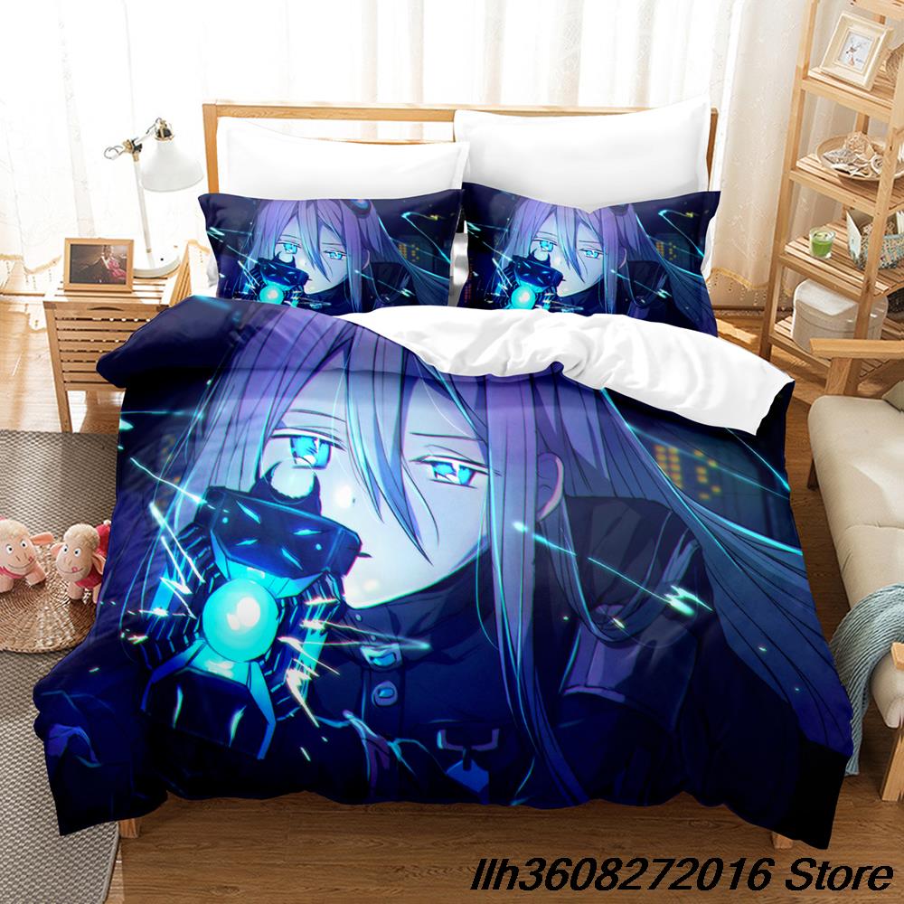 Yoisaki Kanade Bedding Set Cartoon Anime Three-Piece Set Adult Kid Bedroom Three-Piece Suit Kawaii Girl Colcha De Verano Ca