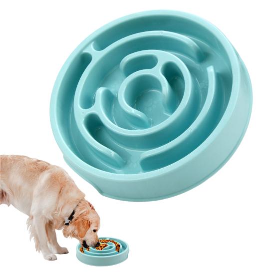 Slow Feeder Dog Bowl Slow Feeding Pet Bowl Maze Puzzle Bowl Prevents Choking Gulping for Dogs And Cats Healthy Eating