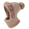 Beanie Hat Neck Warmer, Windproof, 3 In 1, Balaclava for Women Snowboarding