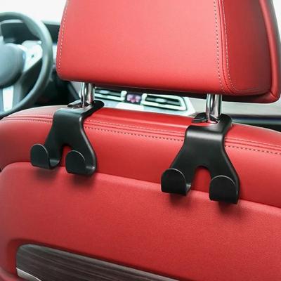 1 Stück Auto Rücksitz Doppelkopf Aufbewahrungshaken Auto Sitz Kopfstütze Hänger Handtaschen Handyhalter Organizer Haken Klemme Dekor Auto Gadget
