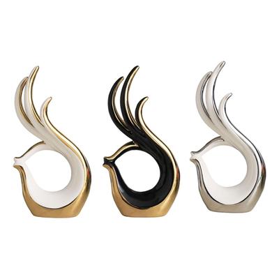 Modern Abstract Art Ceramic Statue Home Decor for Centerpiece Party Entryway
