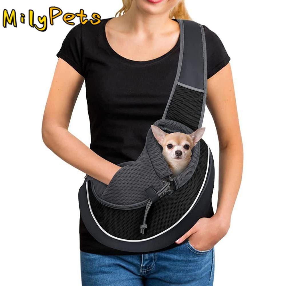 Travel Pets Products Shoulder Crossbody Bag Sling Carrier Bag Pet Strap Shoulder Bag Dog Cat Carrier Bag Pet Carrying Bag S
