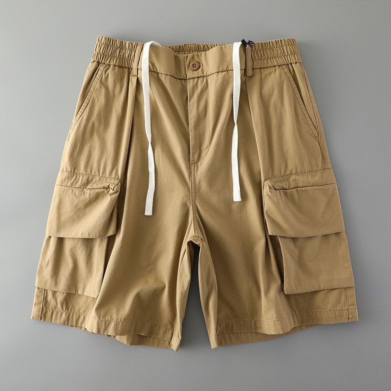 Simple Fashion Brand Cotton Casual Export Parka Shorts