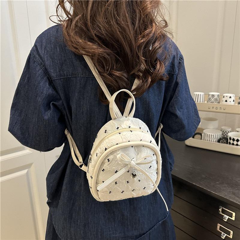 Beautiful casual sweet backpack cute versatile commuting high value temperament shoulder bag backpack female