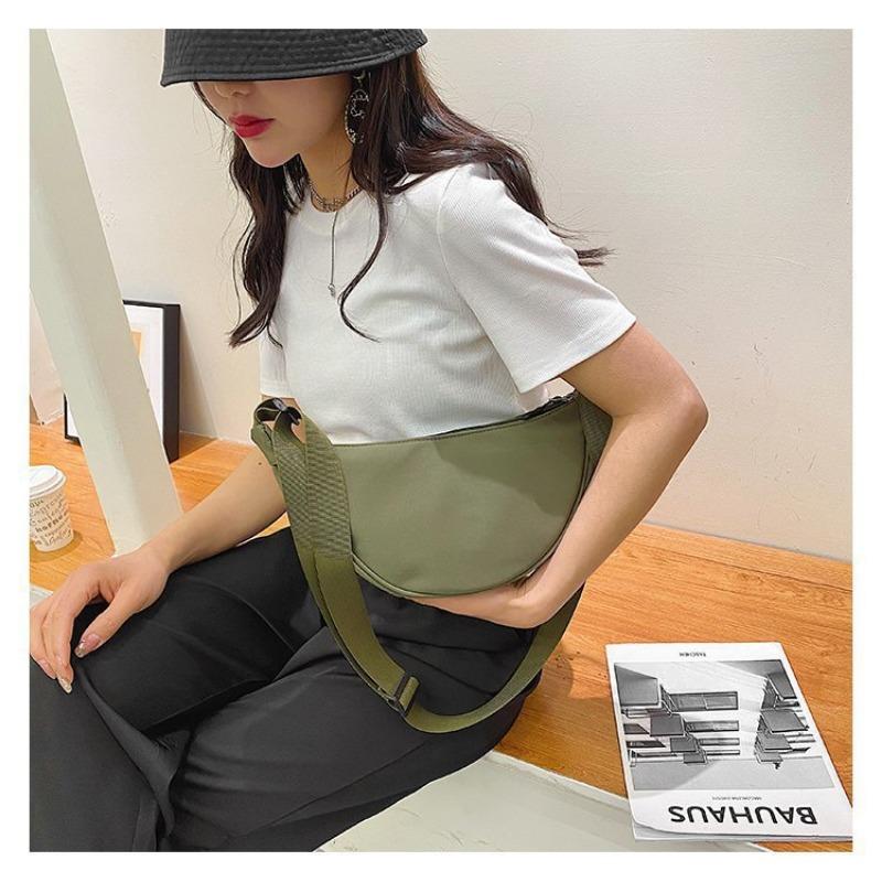 Summer Simple Dumpling Bag Foreign Air Network Red Crossbody Bag Trend Nylon Korean Version Casual Shoulder Bag