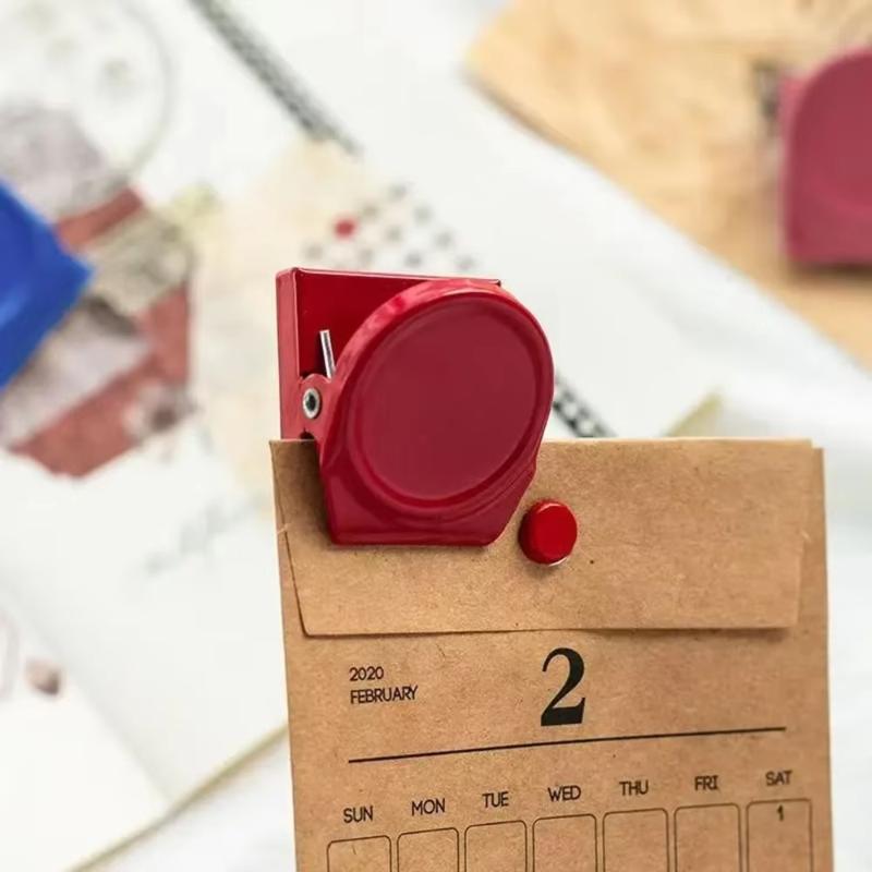 5-teilige magnetische Büro- und Kühlschrankklammern, mehrfarbig, multifunktionale Datei-Organizer, geeignet für Zuhause, Küche und Büro