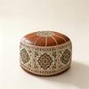 PU Leather Sofa Stool Cover Fillable Storage Ottoman Foot Rest Footstool Cover  Living Room