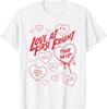 Friday The 13th Love At First Fright Valentine's Day Hearts T-Shirt