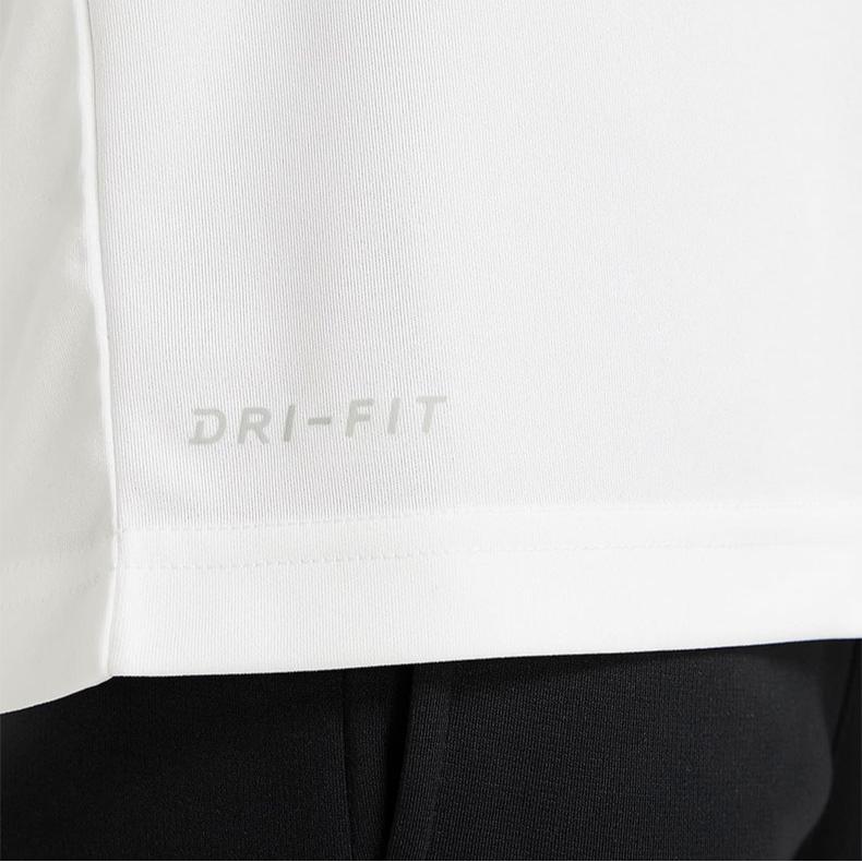 Jordan Logo Print Crew Neck Short Sleeve T-Shirt Kids tops White HA4105-100