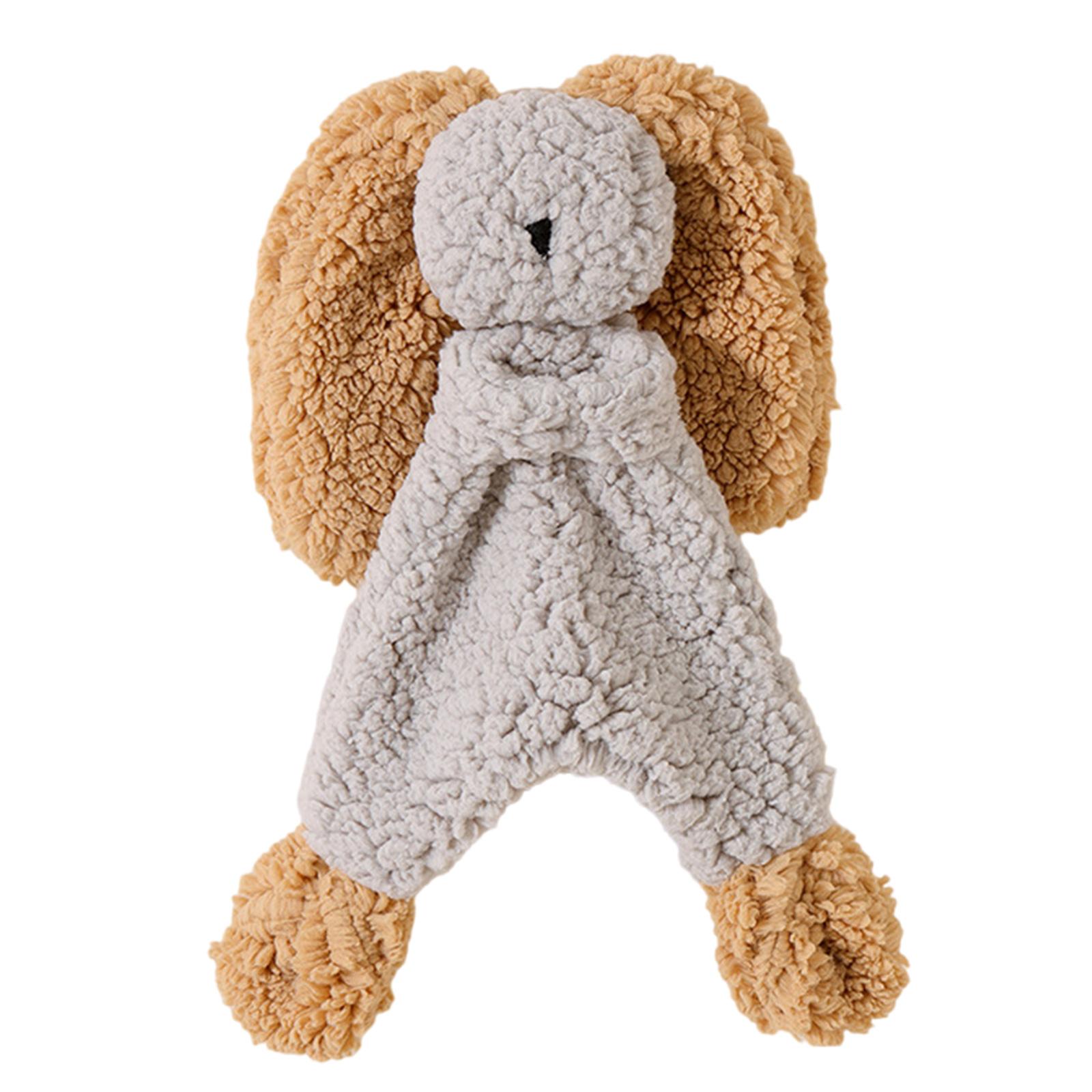 Мягкое плюшевое успокаивающее полотенце из овечьего бархата для младенца, безопасный для жевания комфортер, безопасное для младенца жевательное одеяло для обнимания из овечьего флиса T4