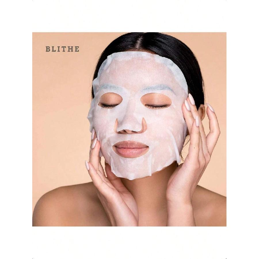 Blithe Brightening Hydrogel Mask Pressed Serum Mask Velvet Yam Korean Sheet Mask  5ea - Brightening Hydrogel Mask Skin Care Hydrating