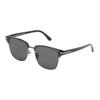 TF Spiegelbeine Logo Acetat Metall Quadratische Sonnenbrille Unisex Sonnenbrille Schwarz TF1139K5605A