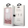Etui Do iPhone 14 Pro Karl Lagerfeld Liquid Glitter Różowe
