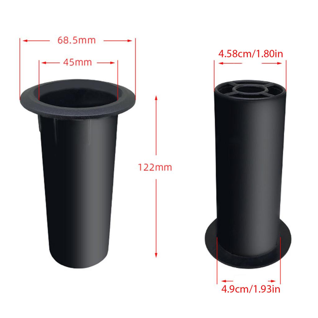 2PCS Speaker Port Tube Bass Vent Ventilation Connector Quality Plastic Bass Reflex Tube for DIY Speaker Project Upgrades