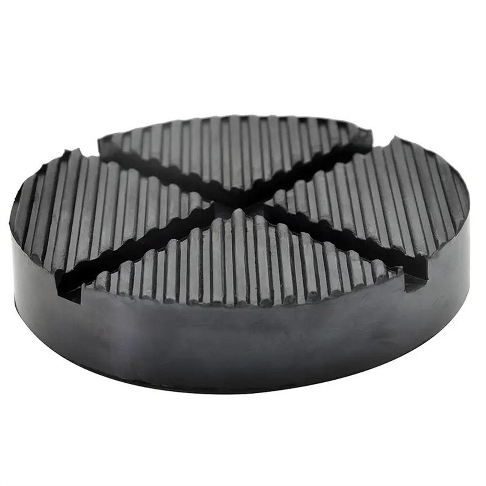 

Car Lift Stand Pads Black Rubber Slotted Floor Pad Frame Rail Adapte Auto SUV Van Pickup Lift Rubbers Pads one size
