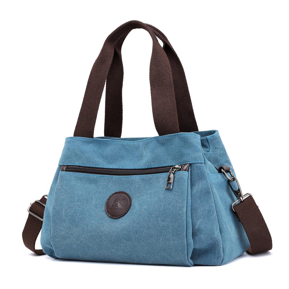 Damen-Canvas-Tasche, Handtaschen, Schultertaschen, Messenger Bags, Umhängetaschen, Tragetaschen, große Kapazität, Arbeitstaschen, Taschen für Frauen