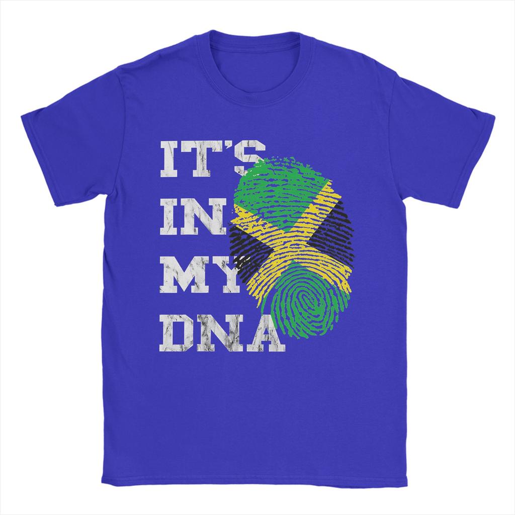Its In My DNA Jamaica T Shirt Summer Jamaican Cotton TShirts For Unisex Custom DIY Tee Shirt Short Sleeve Streetwear Tees