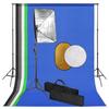 Day and Night - Day and Night Photo Studio Kit with Lights Softbox Background and Reflector