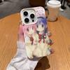 Cartoon Beauty Transparent Phone Case For Iphone 17E 16 16E 15 14 13 12 11 Pro Max 14 Plus 17 Air Cute Soft Case Cover