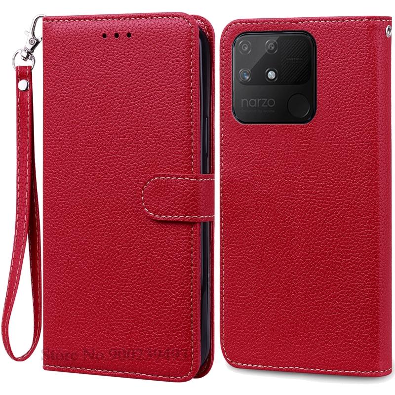 

Narzo 50A чехол для Realme Narzo 50A чехол-кошелек кожаный флип-чехол для Realme Narzo 50A чехол телефонная книга чехол Coque Fundas For Realme Narzo 50A