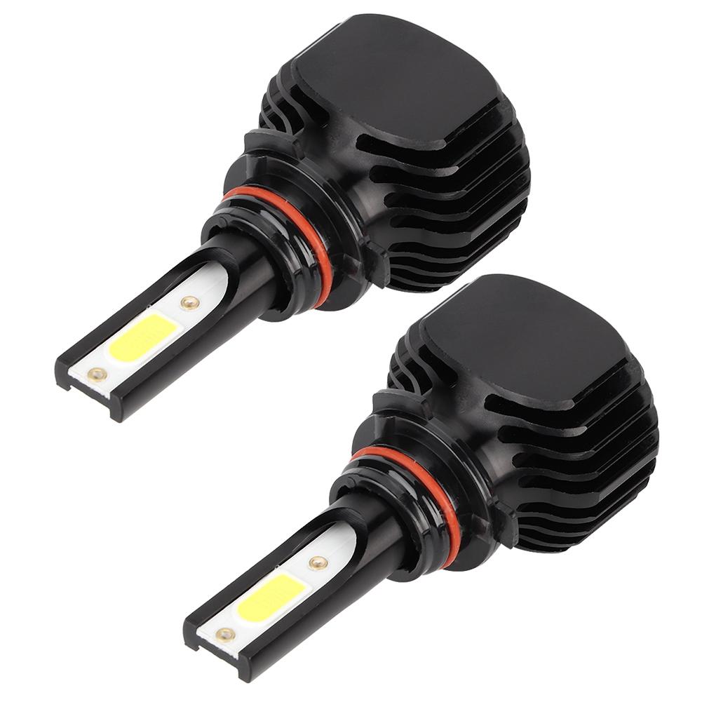 2 Stück Auto LED Scheinwerfer ohne Lüfter 9006 HB4 6000K L5 Weißes Licht