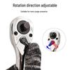 Telescopic 72-Tooth Three-in-One Quick Release Ratchet Wrench for Auto Repair