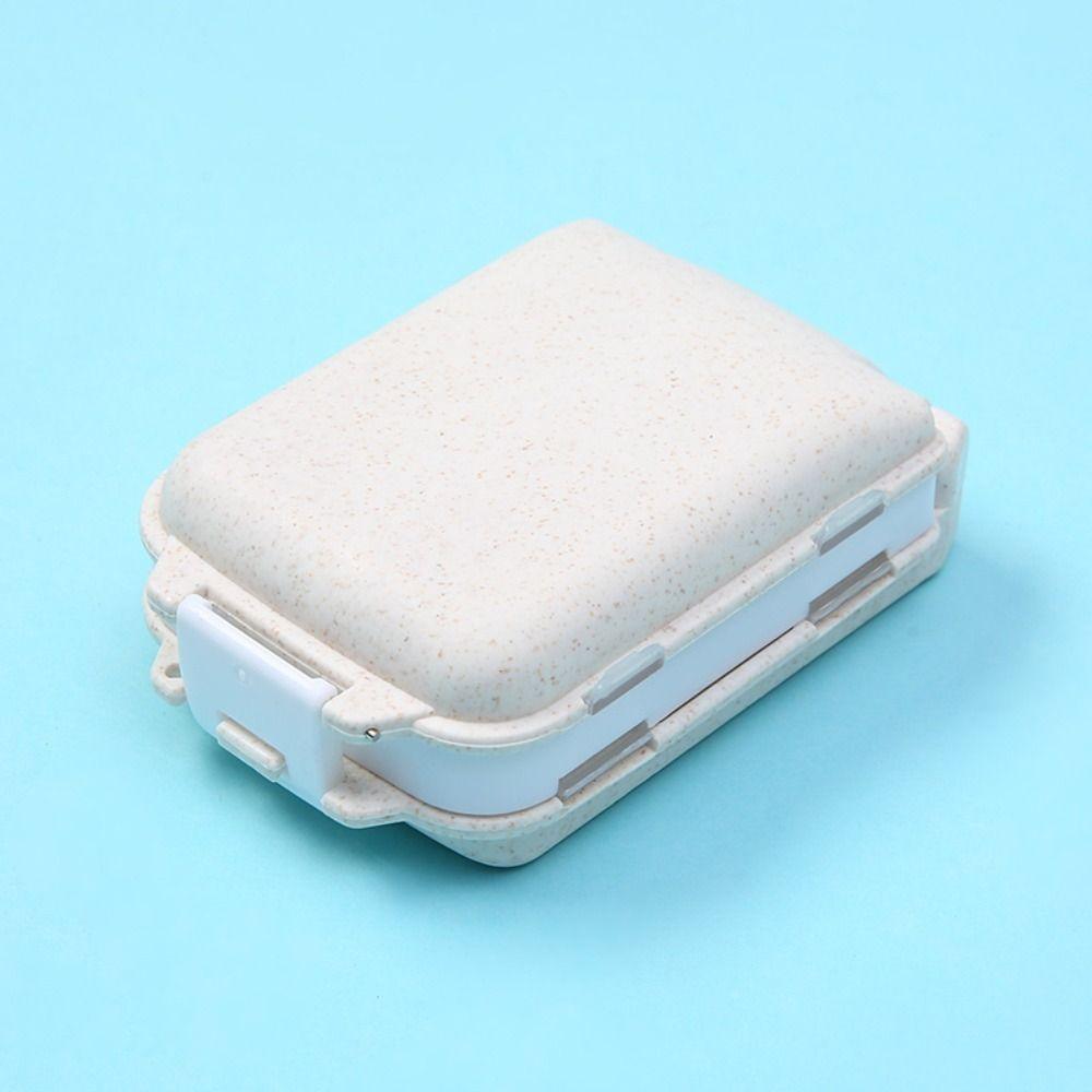 Простой футляр для таблеток, герметичная коробка для хранения лекарств ...