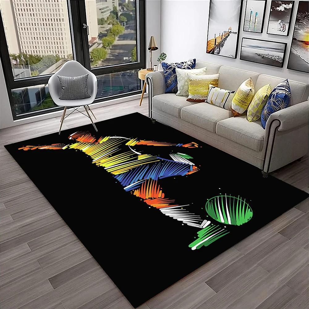 Dywanik dywan na boisko do piłki nożnej do domu salon sypialnia pokój zabaw sofa wycieraczka dekoracja, dywanik do strefy gier dla dzieci mata podłogowa antypoślizgowa