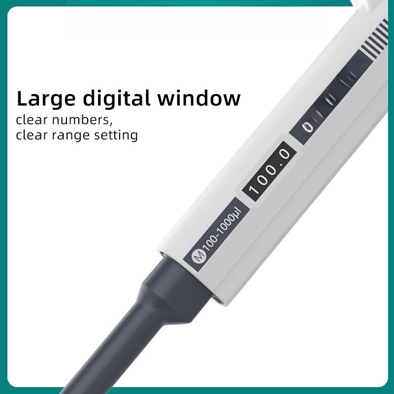 Automatic Pipette Digital Adjustable Plastic Pipette Chemistry Lab Equipment Laboratory Micropipette Precise Dispensing