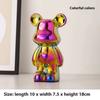Ceramic Cartoon Teddy Bear Figurine Love Bear Ornament Living Room Small Piggy Bank Wine Cabinet Desktop Home Decoration